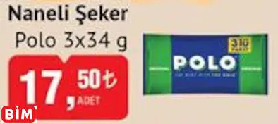 POLO NANELİ ŞEKER